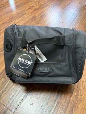NWT MotoCentric Cruiser Roll Bag Black Maxtura High Performance Fabric